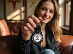 Custom Leather Keyrings High-Quality Max Tuning